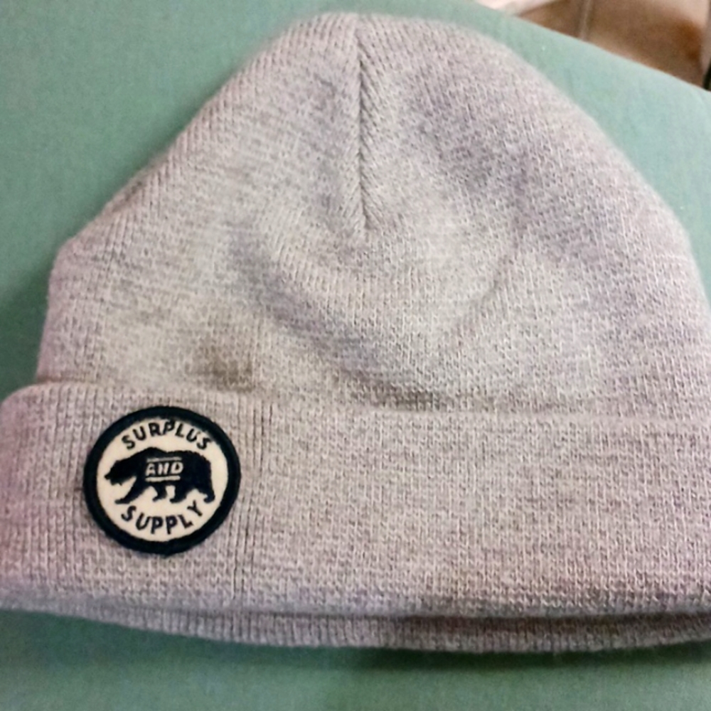 Old navy Beanie. Grey. Surplus and Supply.